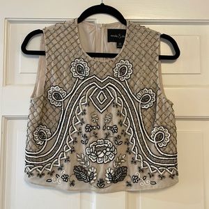 Needle & Thread Embellished Crop Top